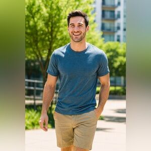 Nordstrom Khaki Flat Front Shorts